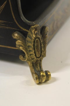 Portacartas decorado con Chinoiserie victoriana tardía