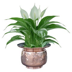 Antique Late Victorian Copper Planter