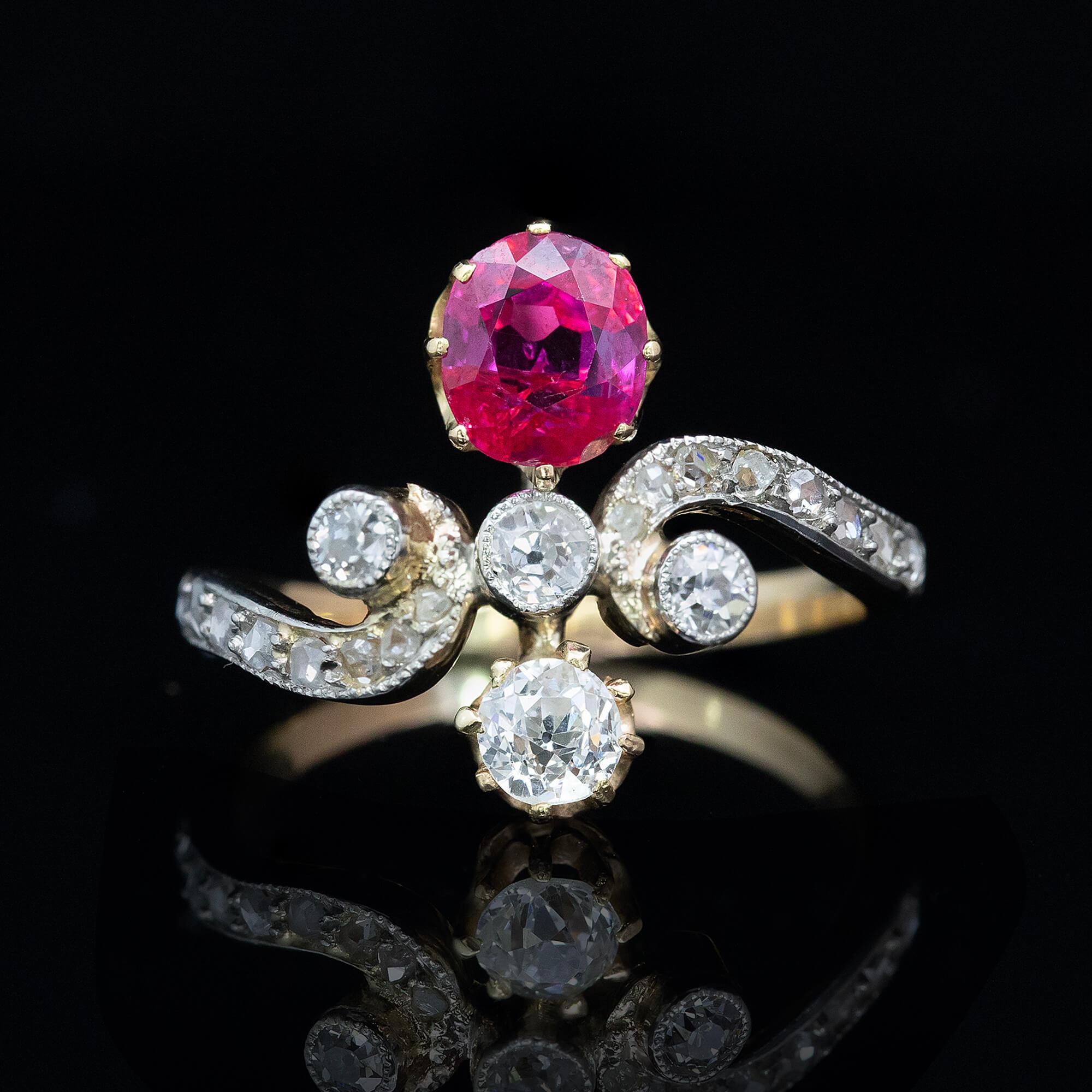 victorian ruby ring