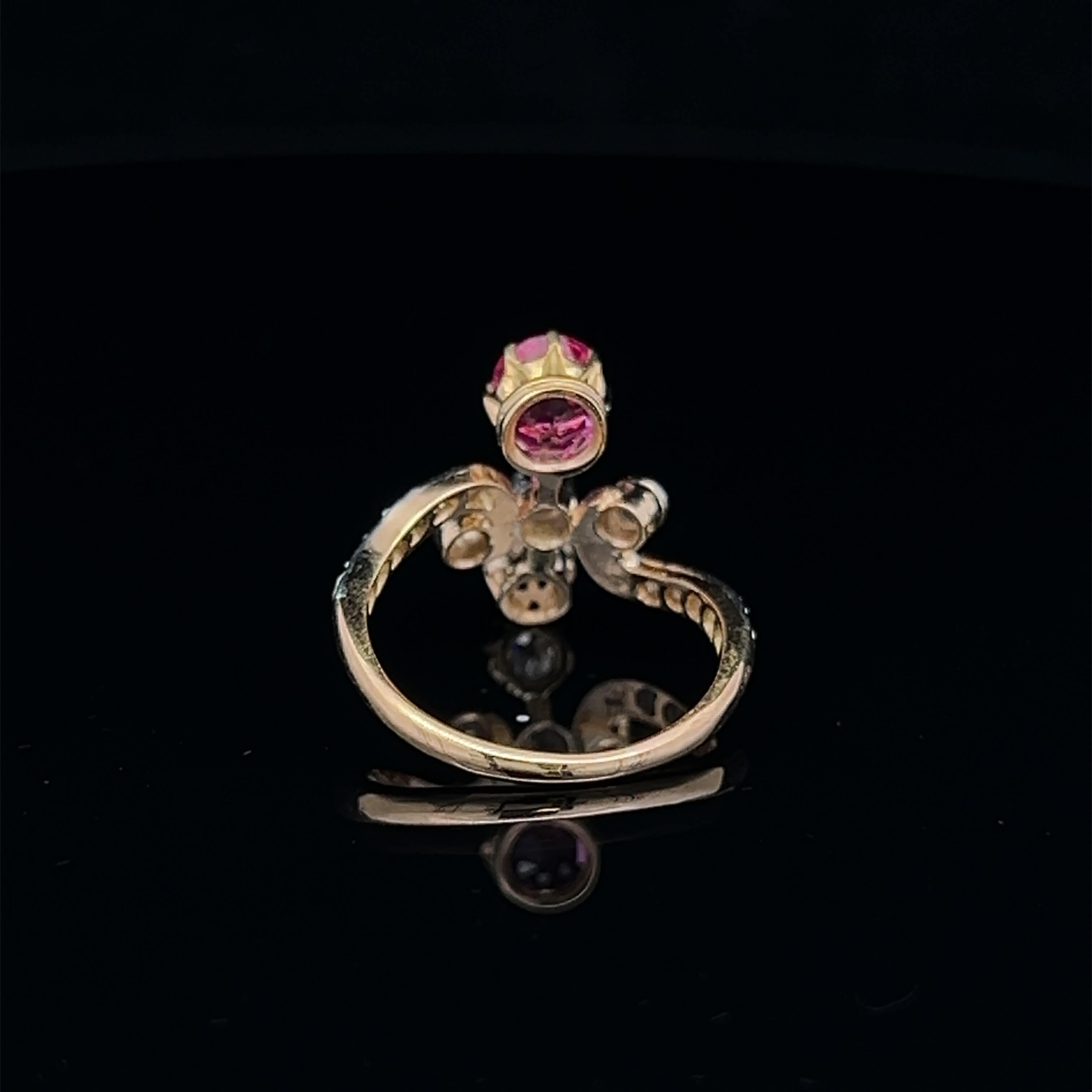 ruby victorian ring