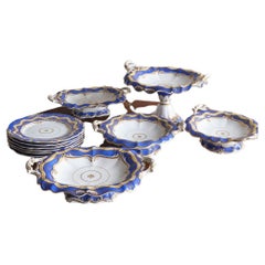 Late Victorian English Dessert Service Set, circa 1880