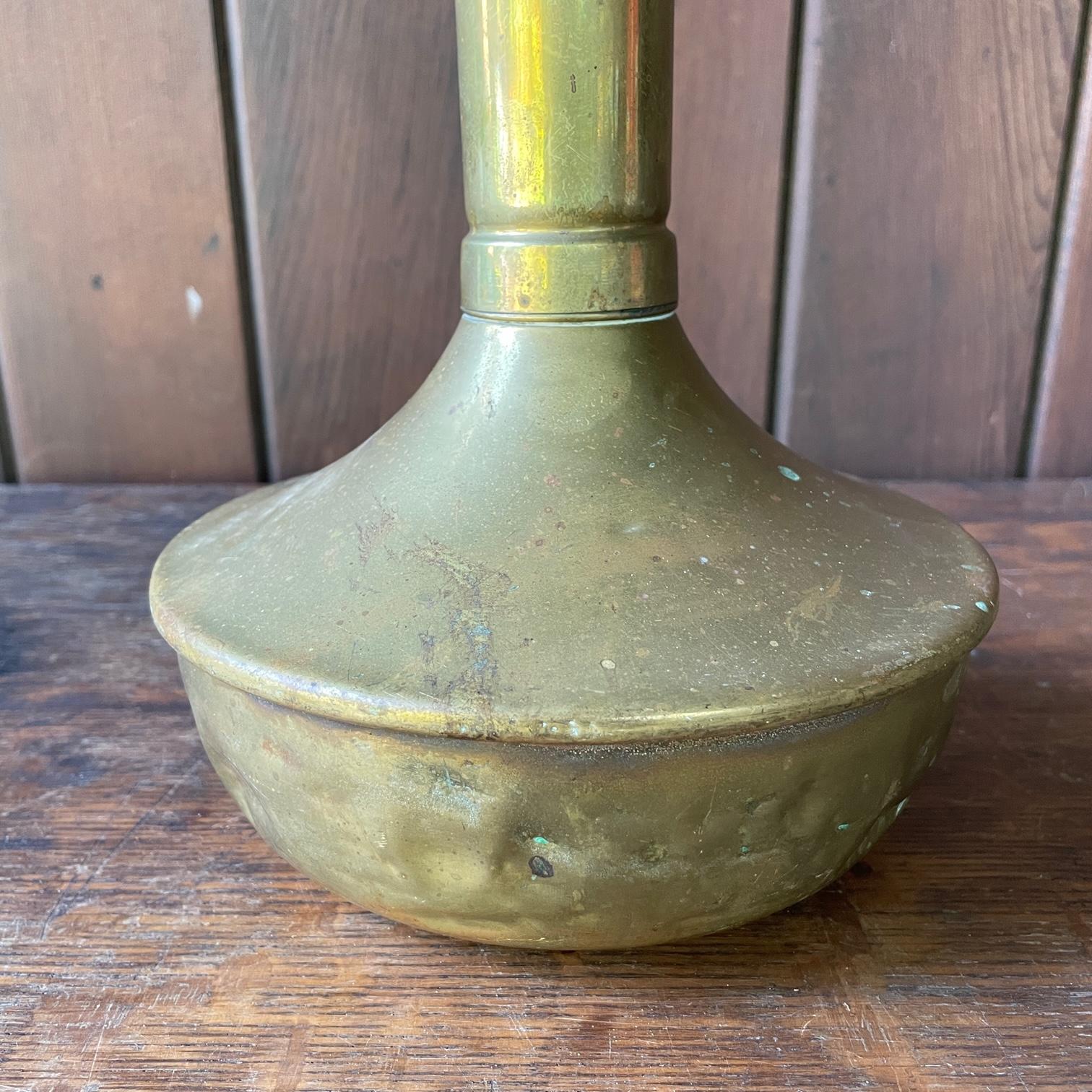 Late Victorian English Nestor Brass Floor Standing Spittoon Ashtray  For Sale 1