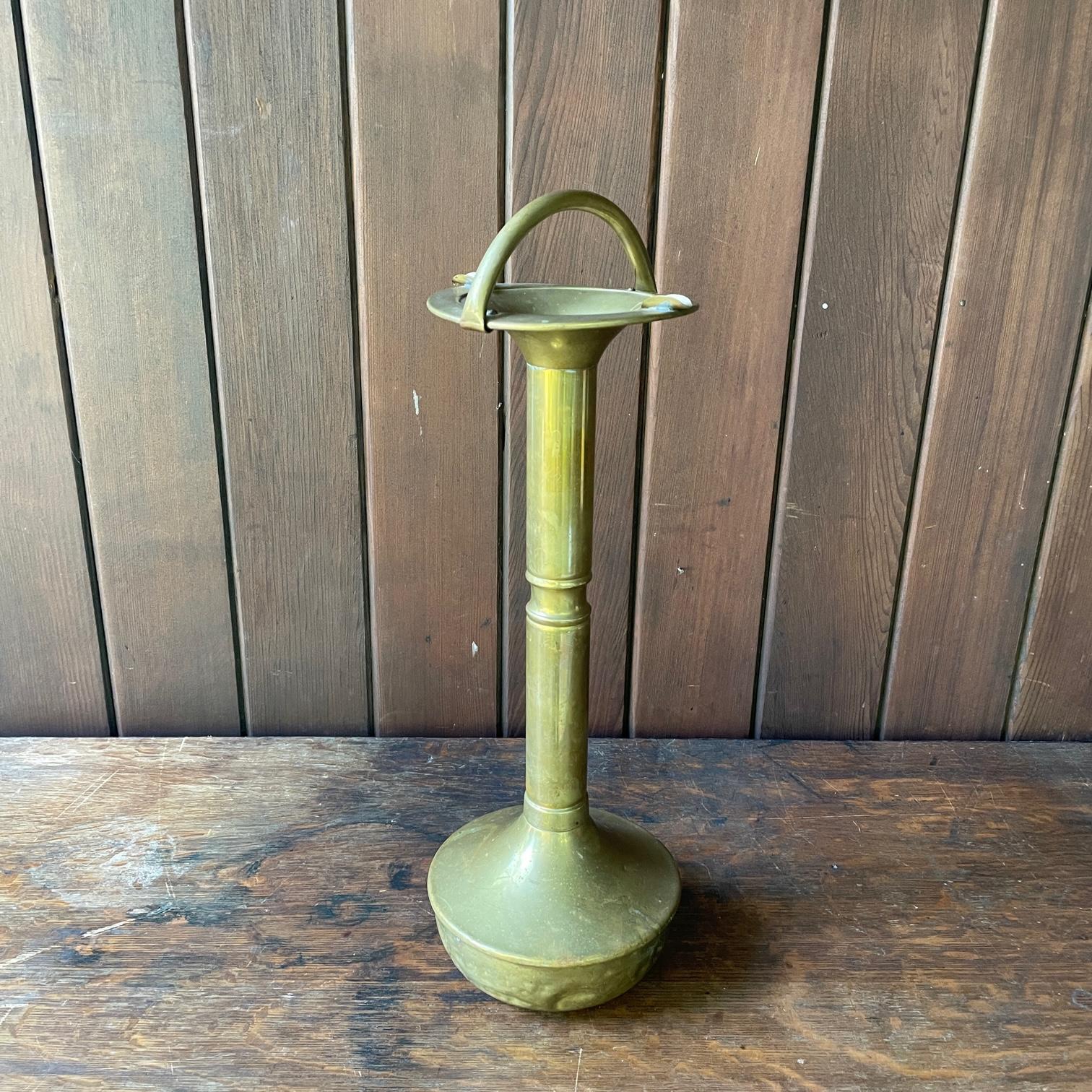 vintage brass ashtray stand