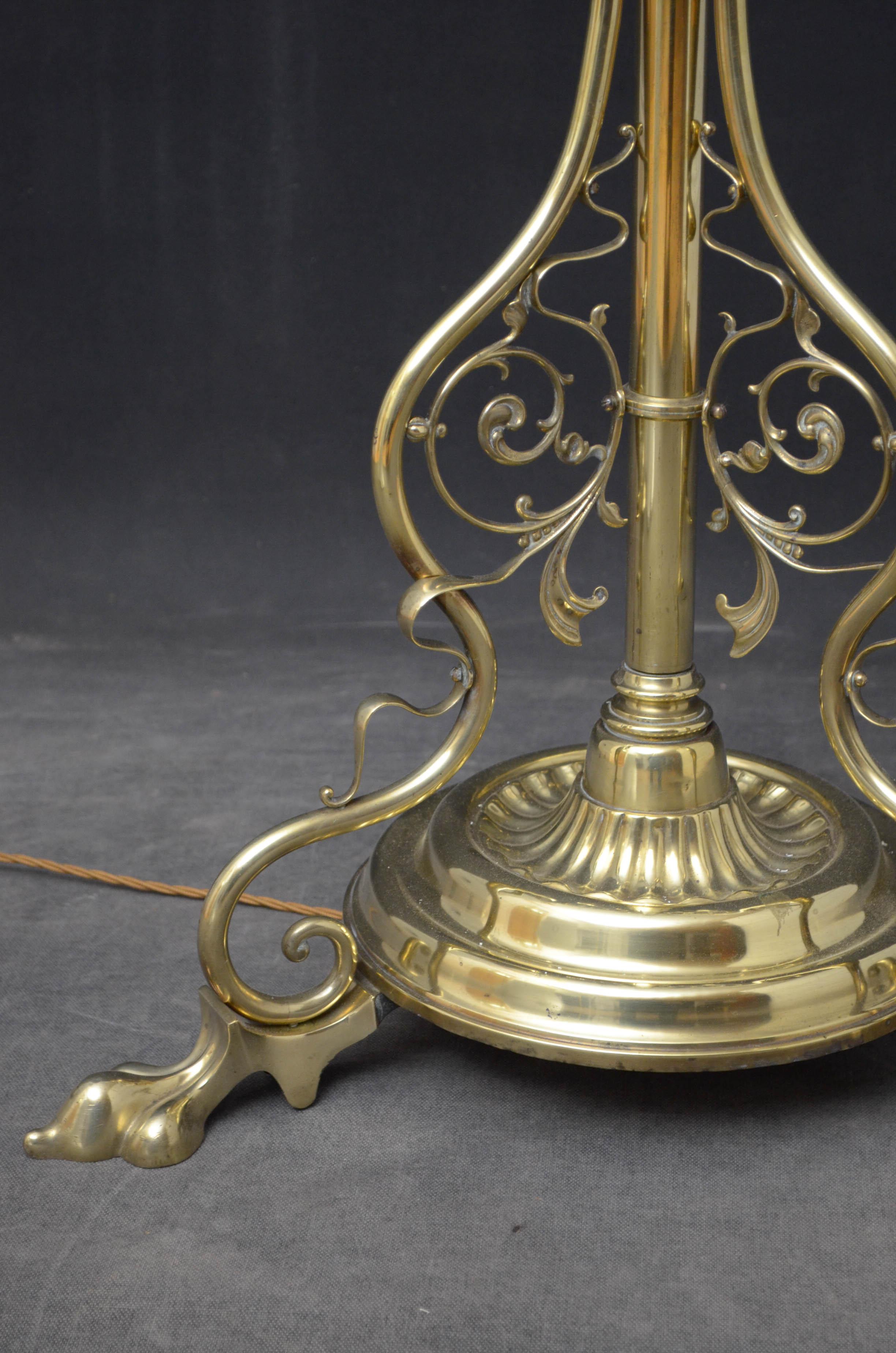 Late 19th Century Late Victorian Floor Lamp