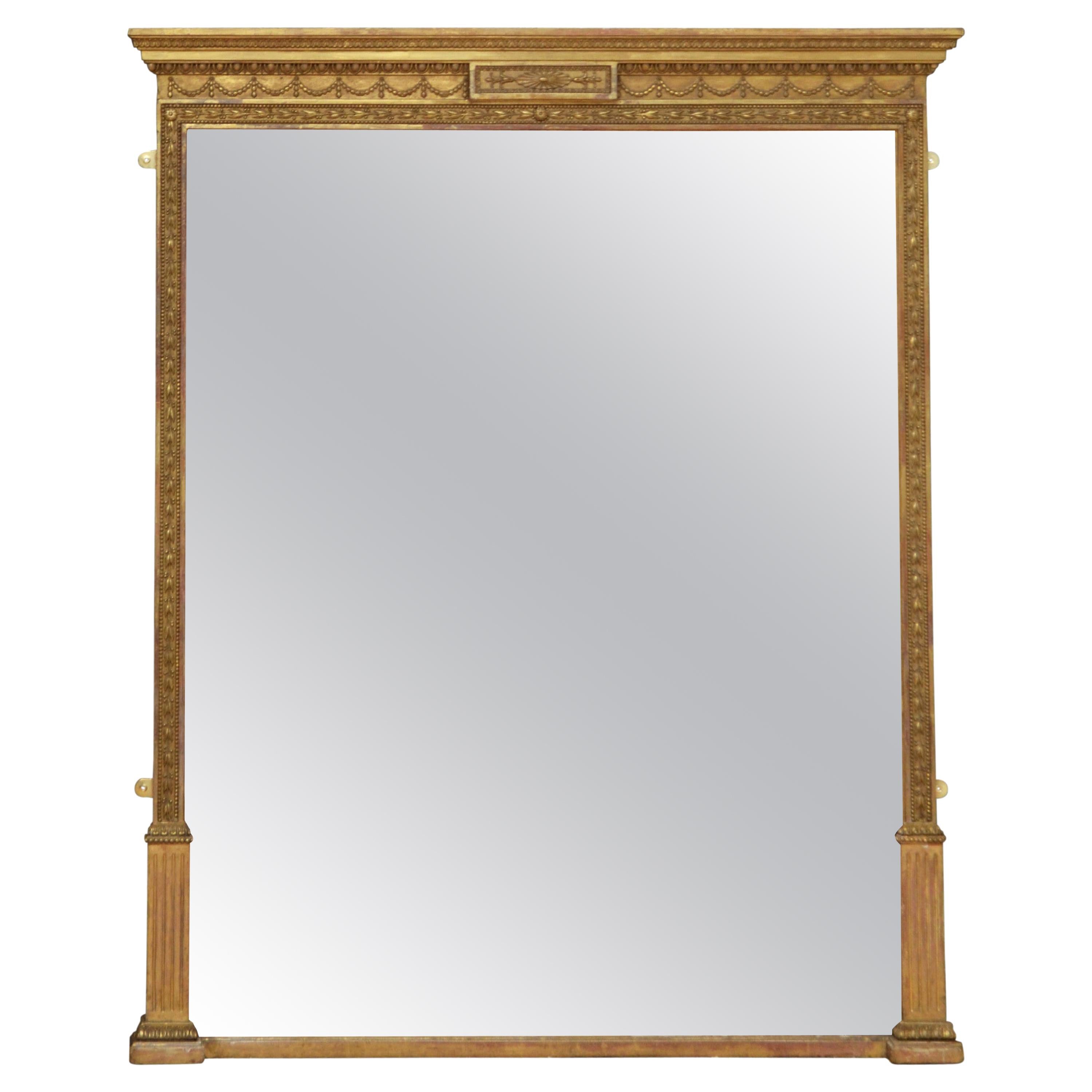 Late Victorian Giltwood Wall Mirror