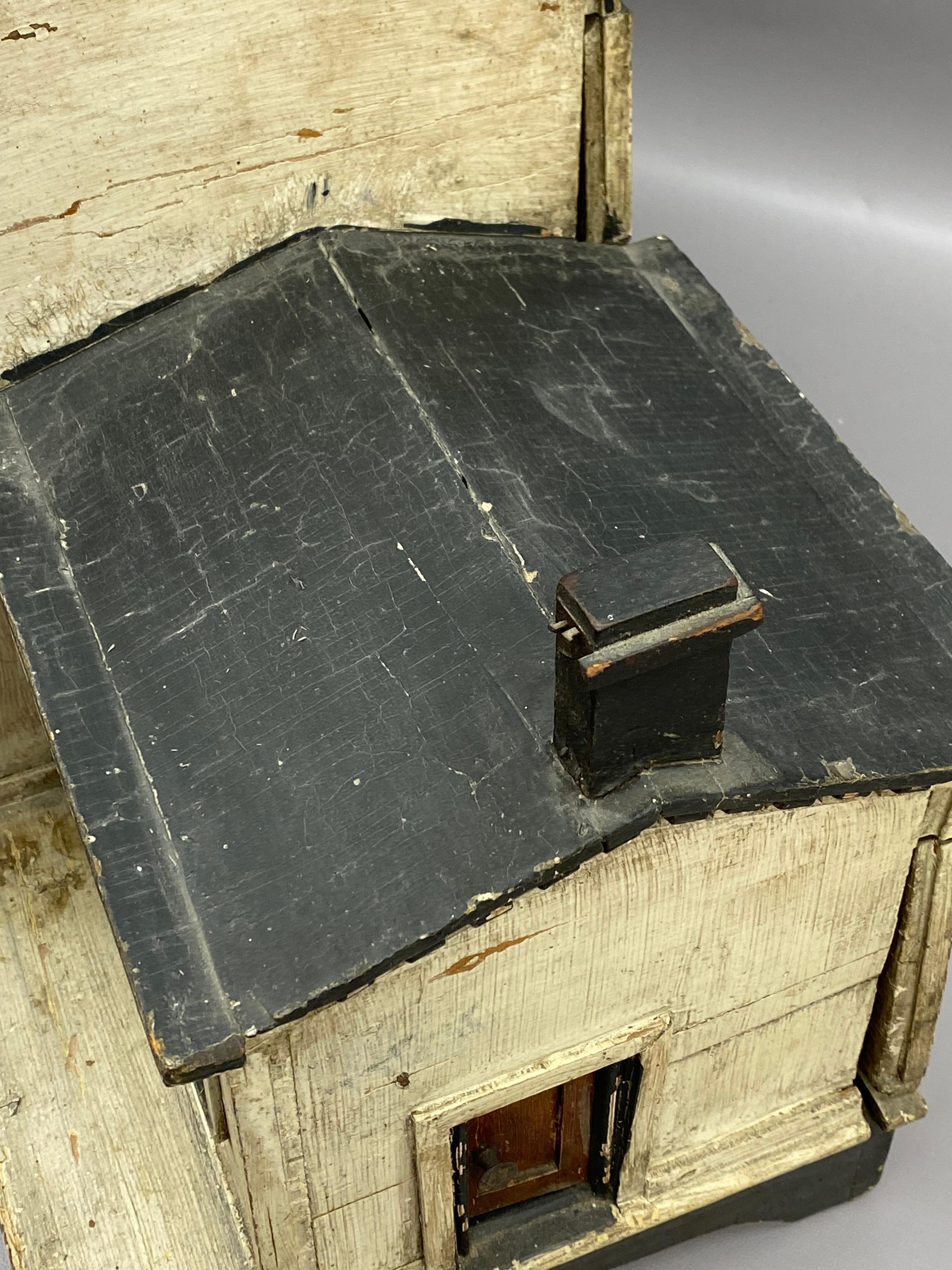 Spätviktorianisches handgefertigtes Wood Wood Puppenhaus im Angebot 6