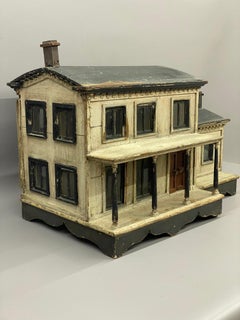 Late Victorian Handmade Wood Doll House