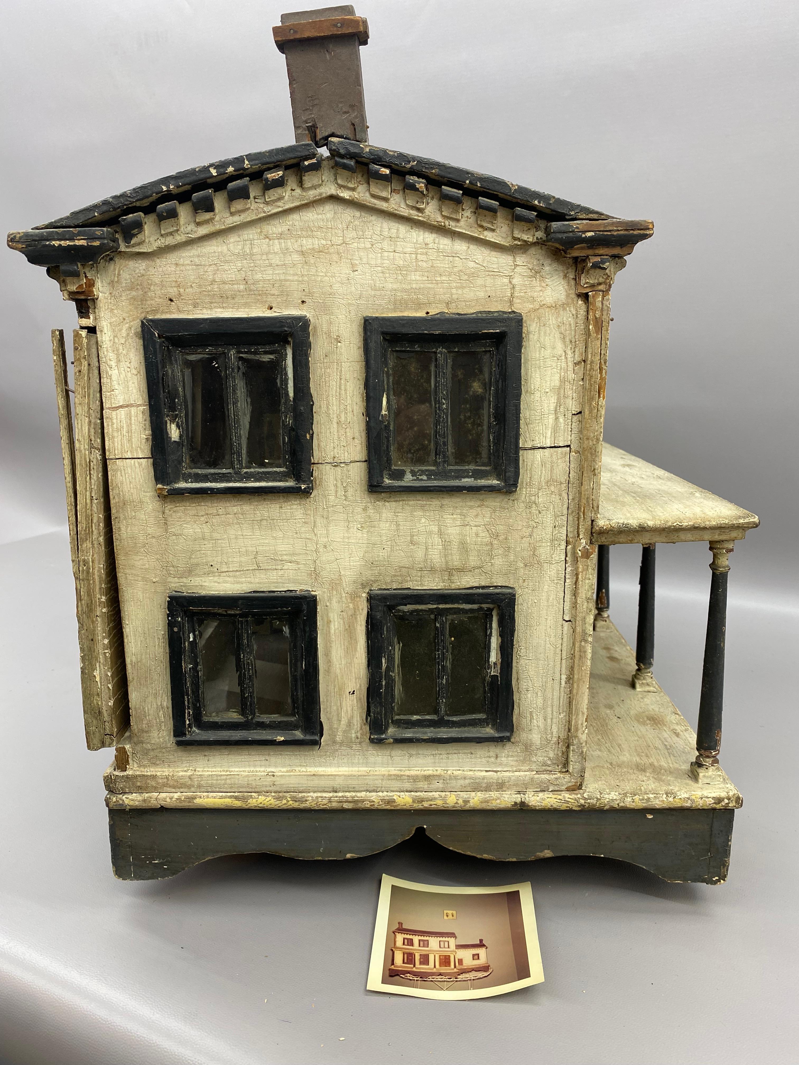 Spätviktorianisches handgefertigtes Wood Wood Puppenhaus (Holz) im Angebot