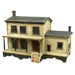 Late Victorian Handmade Wood Doll House