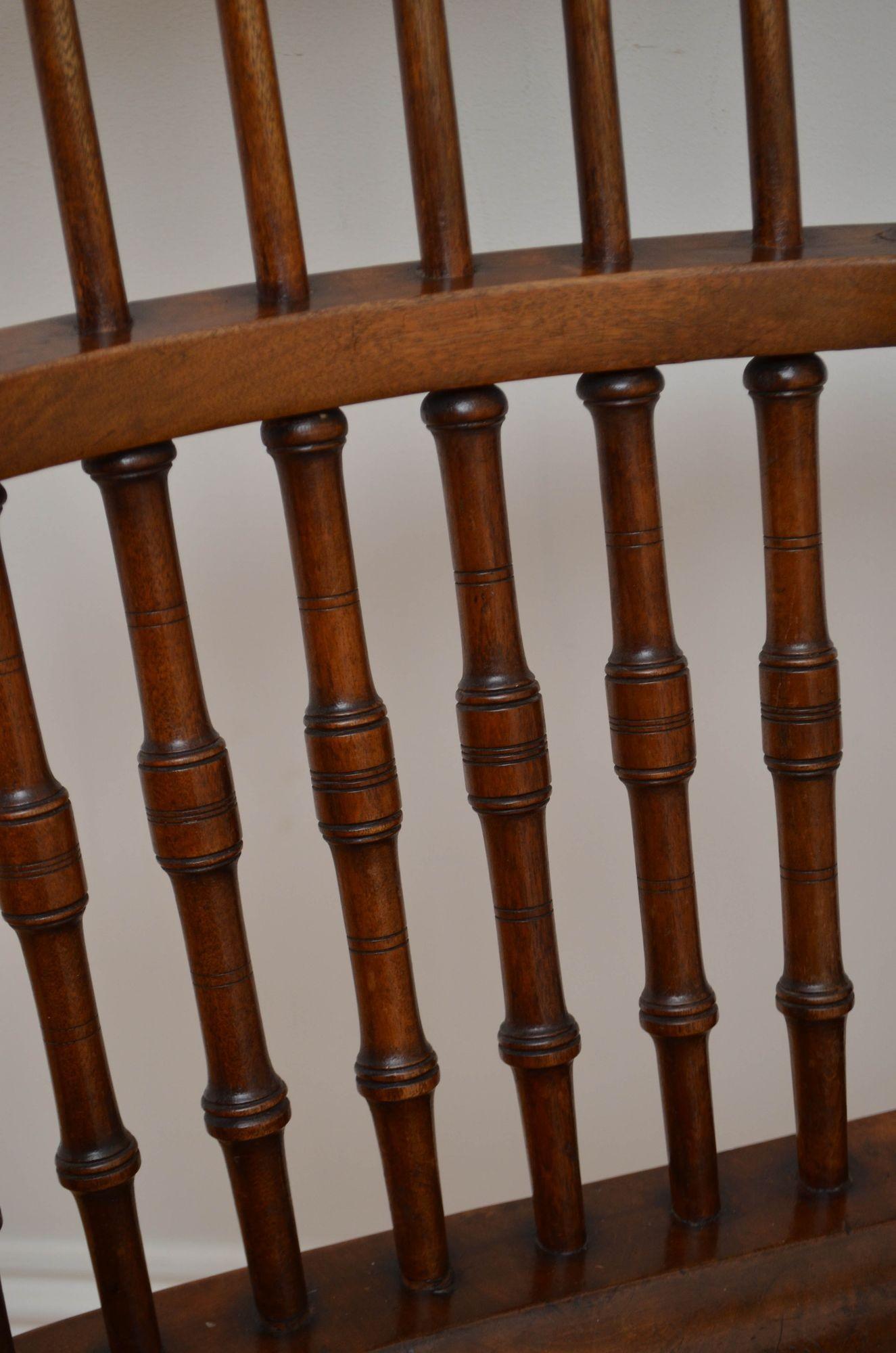 Chaise à haut dossier victorienne tardive en vente 2
