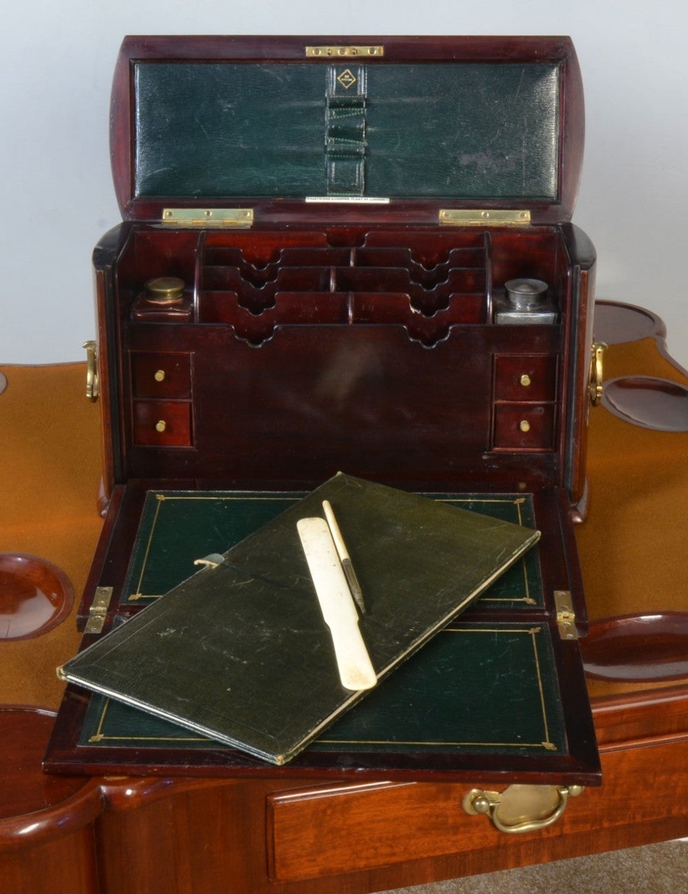 19th Century Late Victorian Inlaid Writing Box