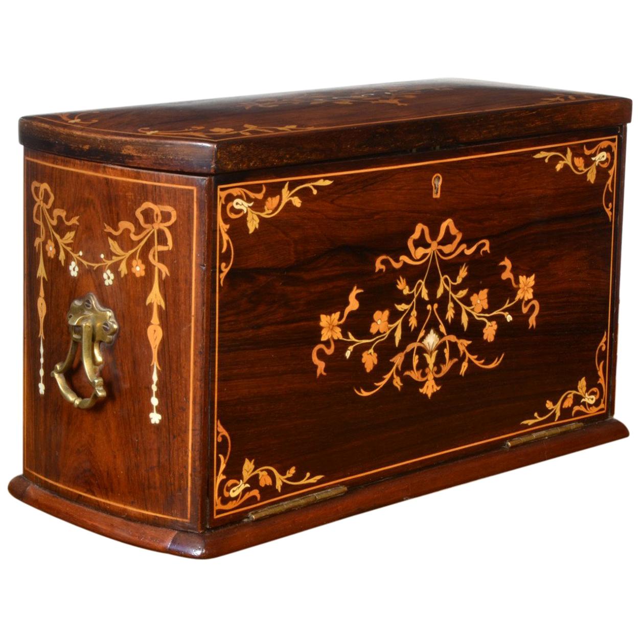 Late Victorian Inlaid Writing Box