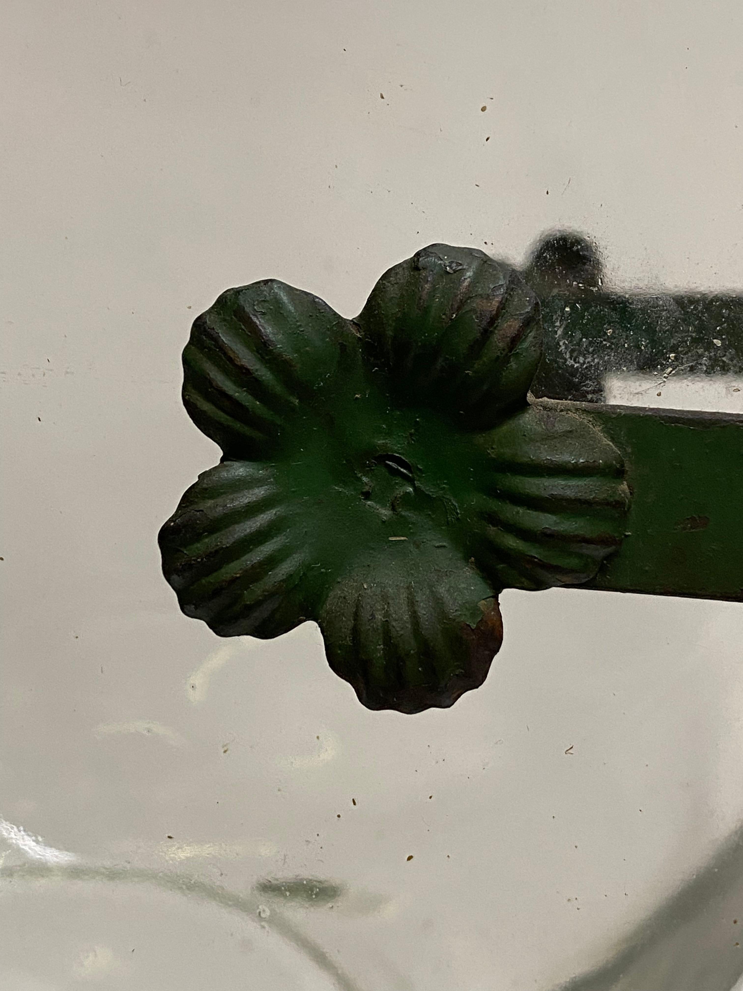 Late Victorian Iron Stand Fish Bowl Terrarium 2
