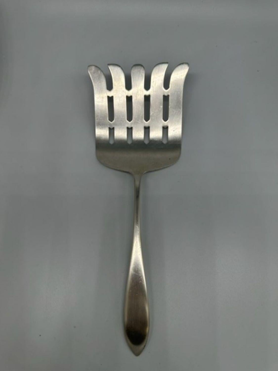 Victorien tardif  Cuillère à asperges en argent sterling Joseph Seymour Excellent état - En vente à Van Nuys, CA