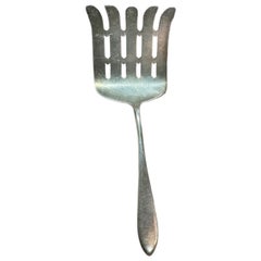 Spätviktorianisch  Joseph Seymour Spargel-Servierlöffel aus Sterlingsilber
