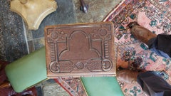 Spätviktorianisches ledergebundenes Fotoalbum