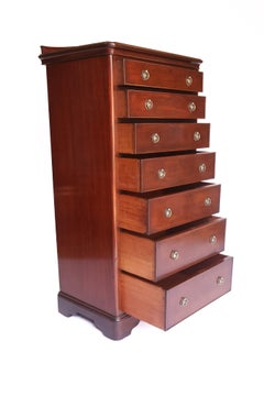 Late Victorian Mahogany 7 Drawer Chest