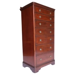 Late Victorian Mahogany 7 Drawer Chest