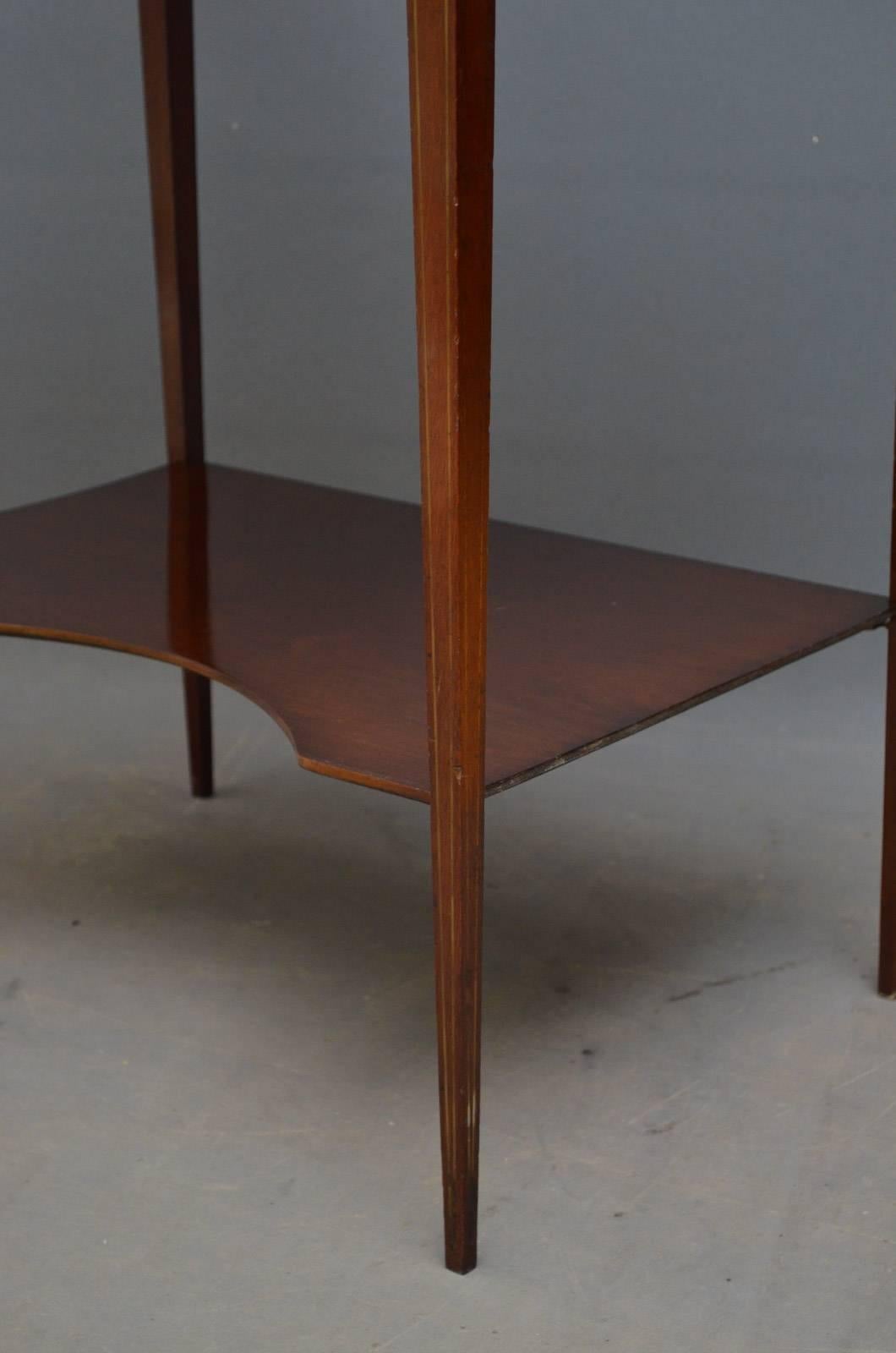 Late Victorian Mahogany Bijouterie Table 3