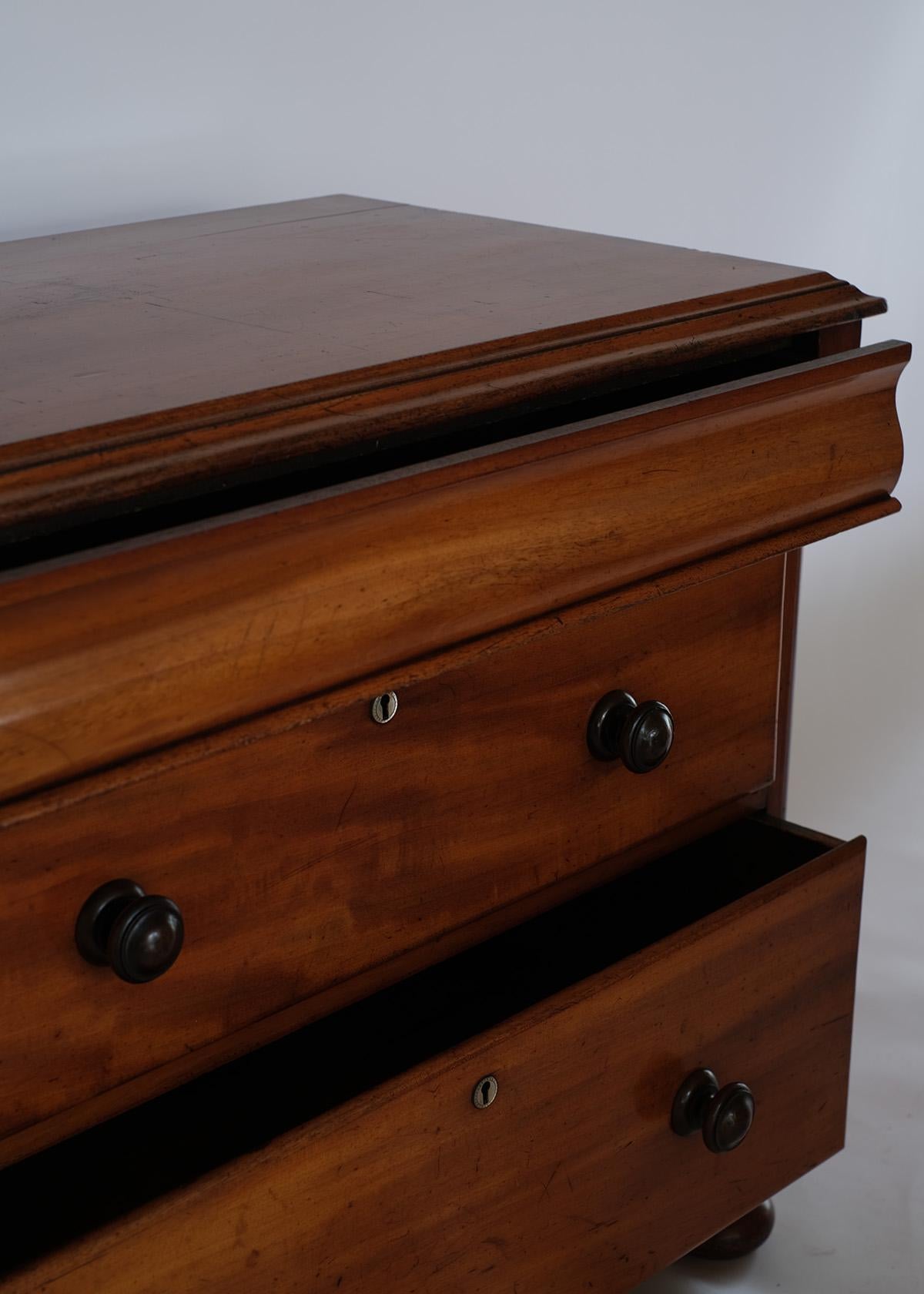 Belgian Late Victorian Mahogany Credenza For Sale