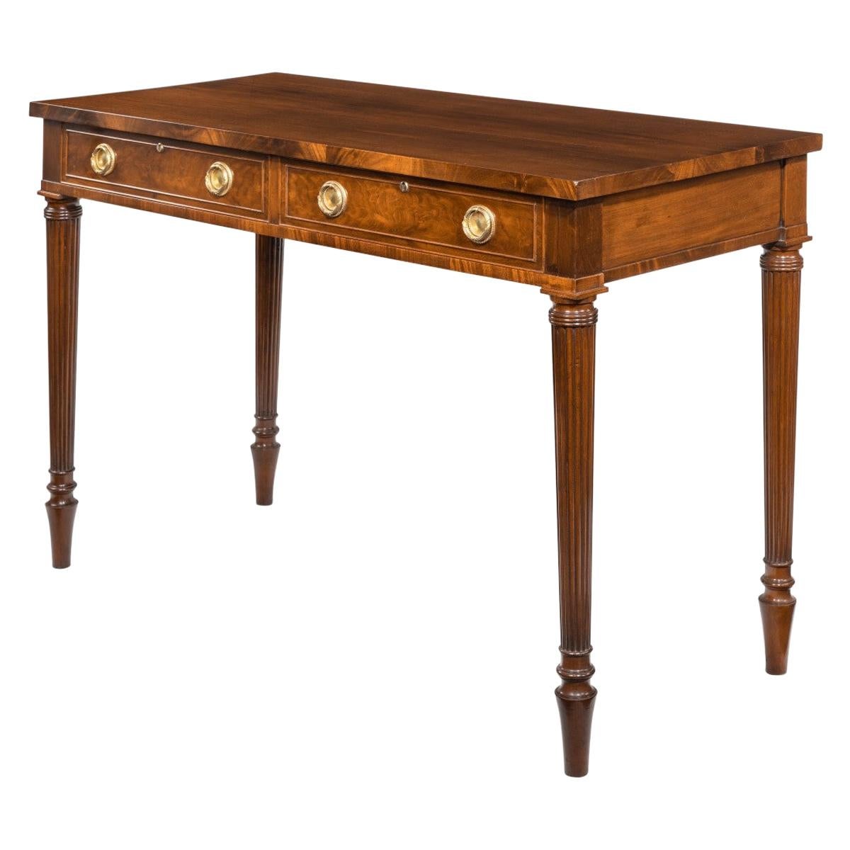 Late Victorian Mahogany Serving Table in the Regency Style