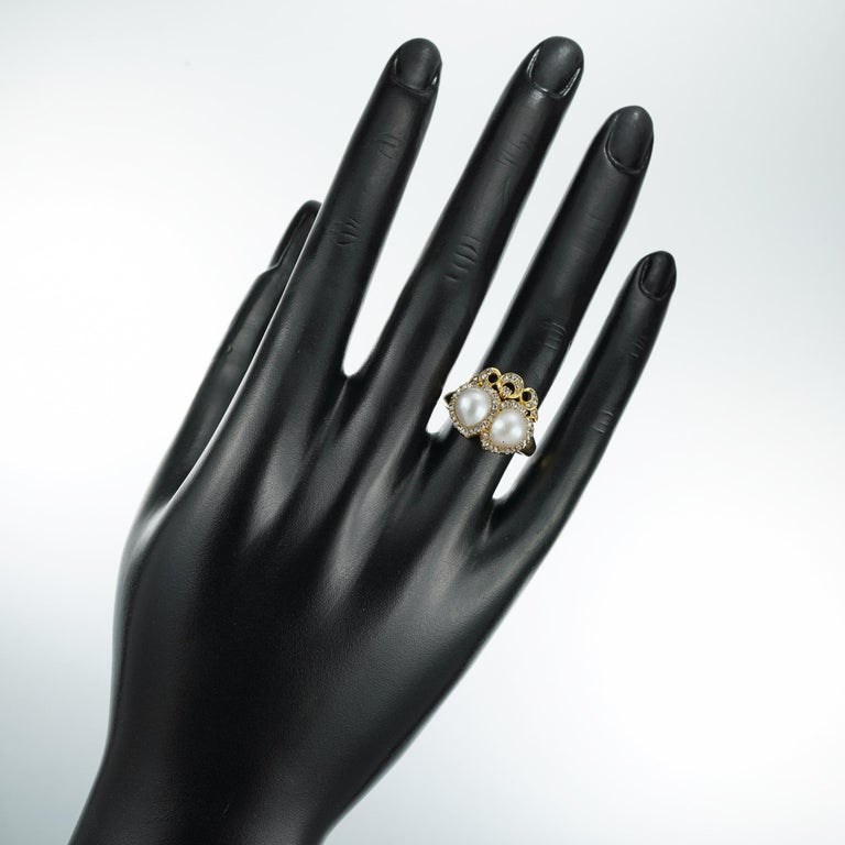 A late Victorian Pearl and Diamond ring