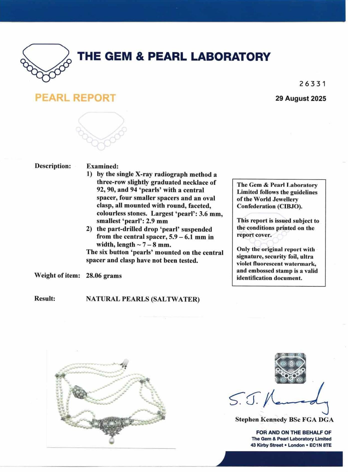 Collier en platine multi-brins avec perles d'eau salée et diamants taille ancienne de la fin de l'époque victorienne en vente 1