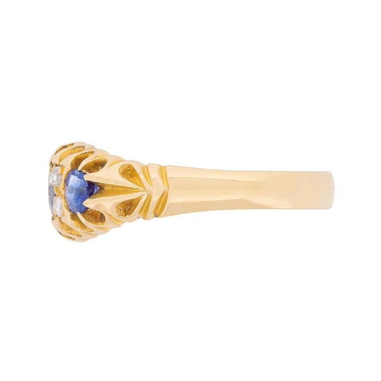 BAGUE CIBLE ART deco or blanc 18k diamant 2,40 carat et