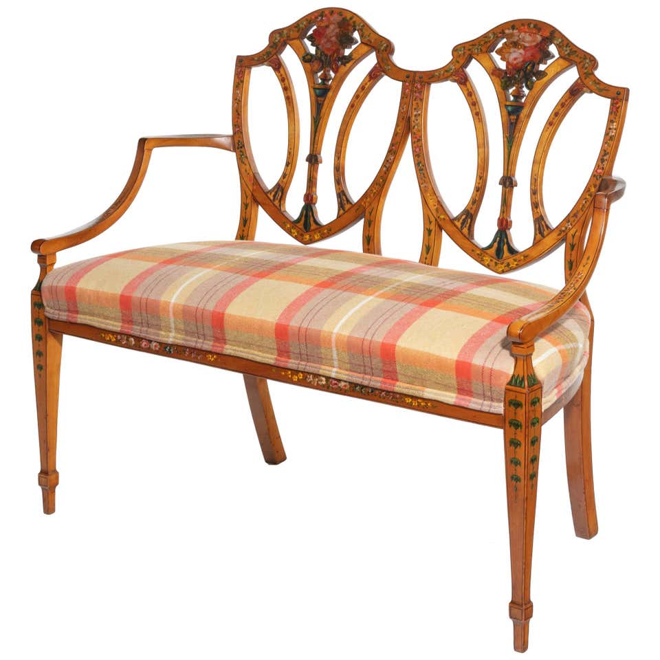 Victorian Deep Buttoned Chesterfield Settee For Sale at 1stDibs