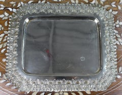 Late Victorian Silver Plated Serving Tray
