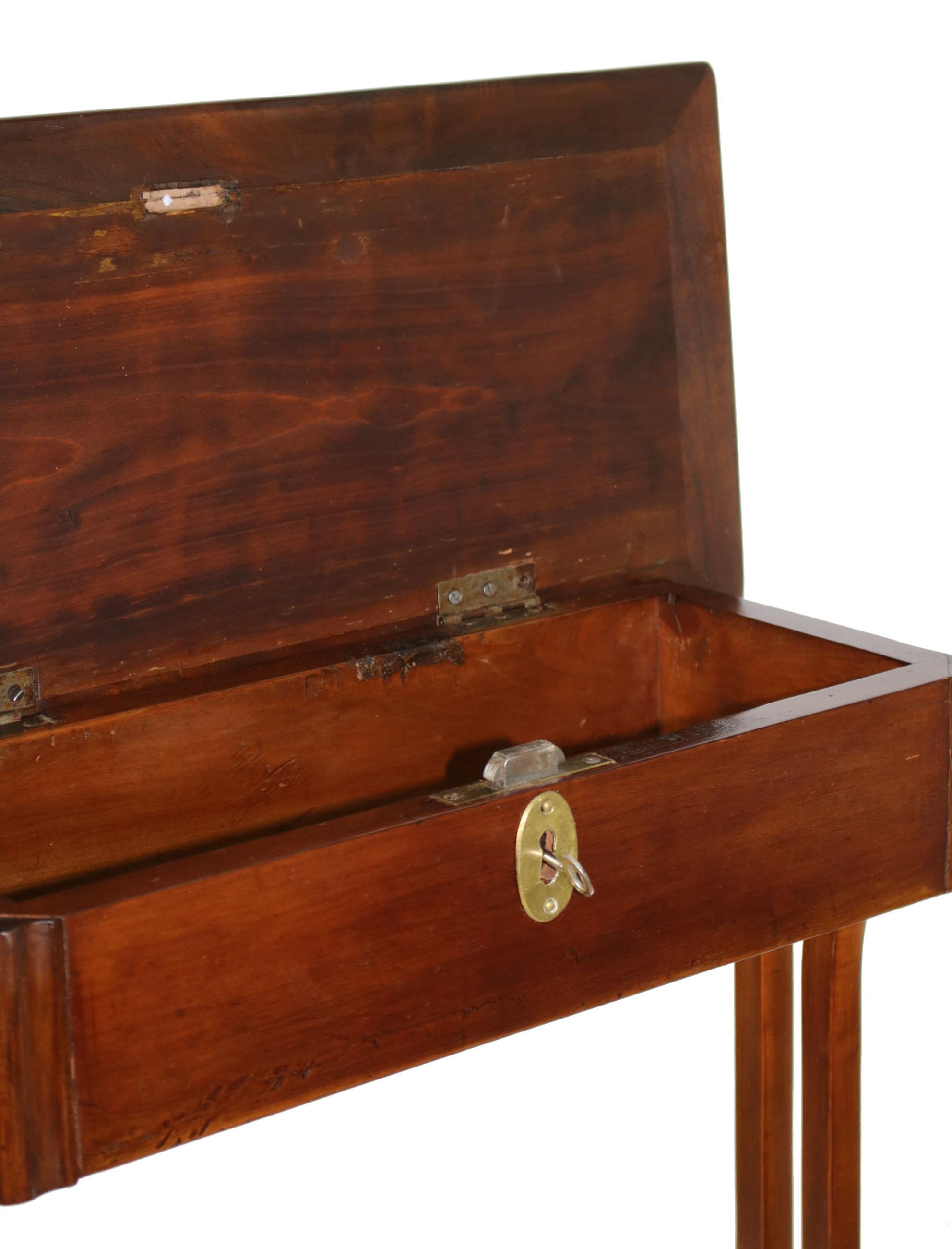 English Late Victorian Smoking Table For Sale
