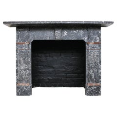 Late Victorian St Anne Marble Fireplace Surround