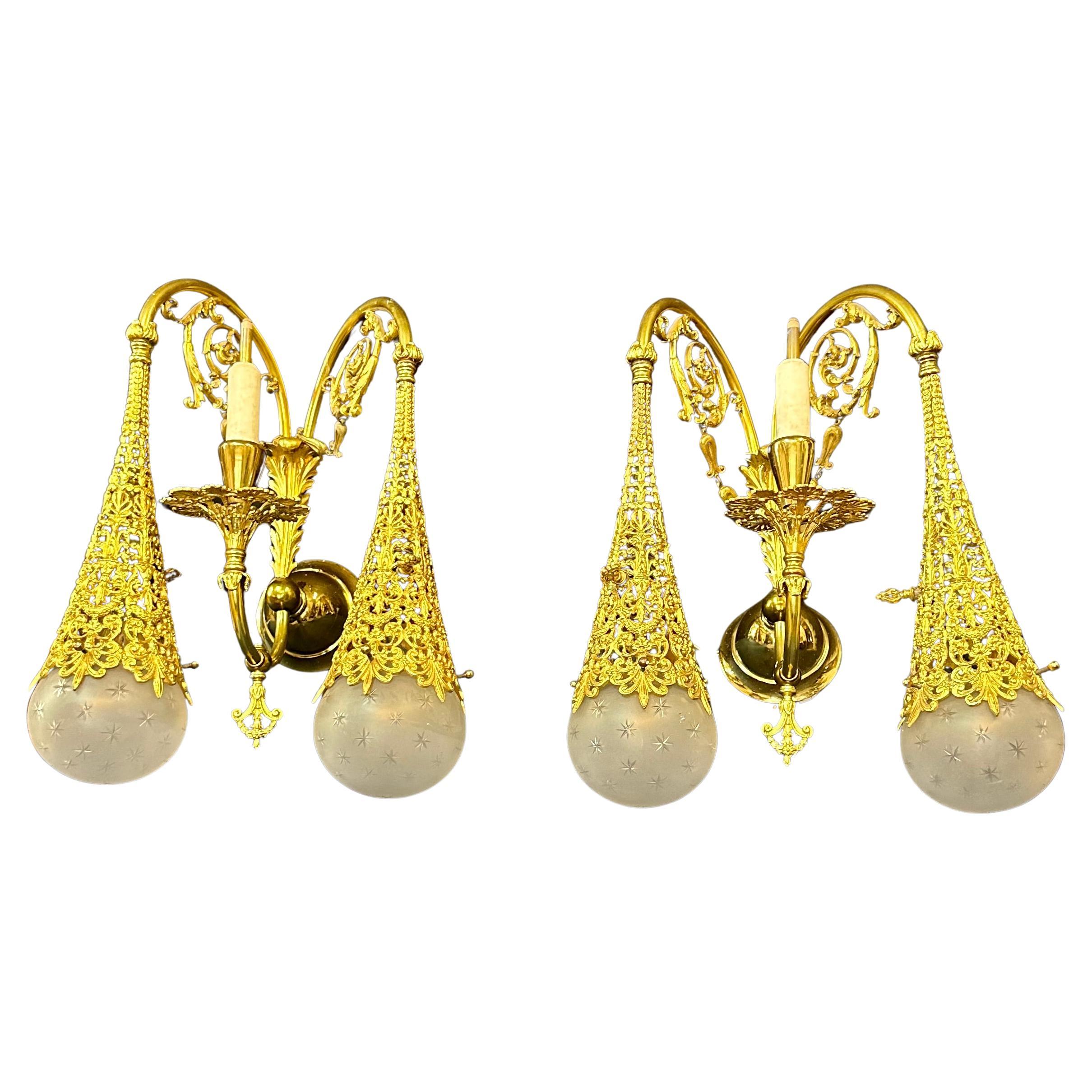 Late Victorian Wall Sconces