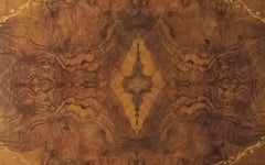 Late Victorian Walnut & Satinwood Inlaid Tilt-Top Table