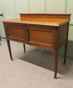Late Victorian Walnut Side Cupboard or Dresser This is a lovely old piece