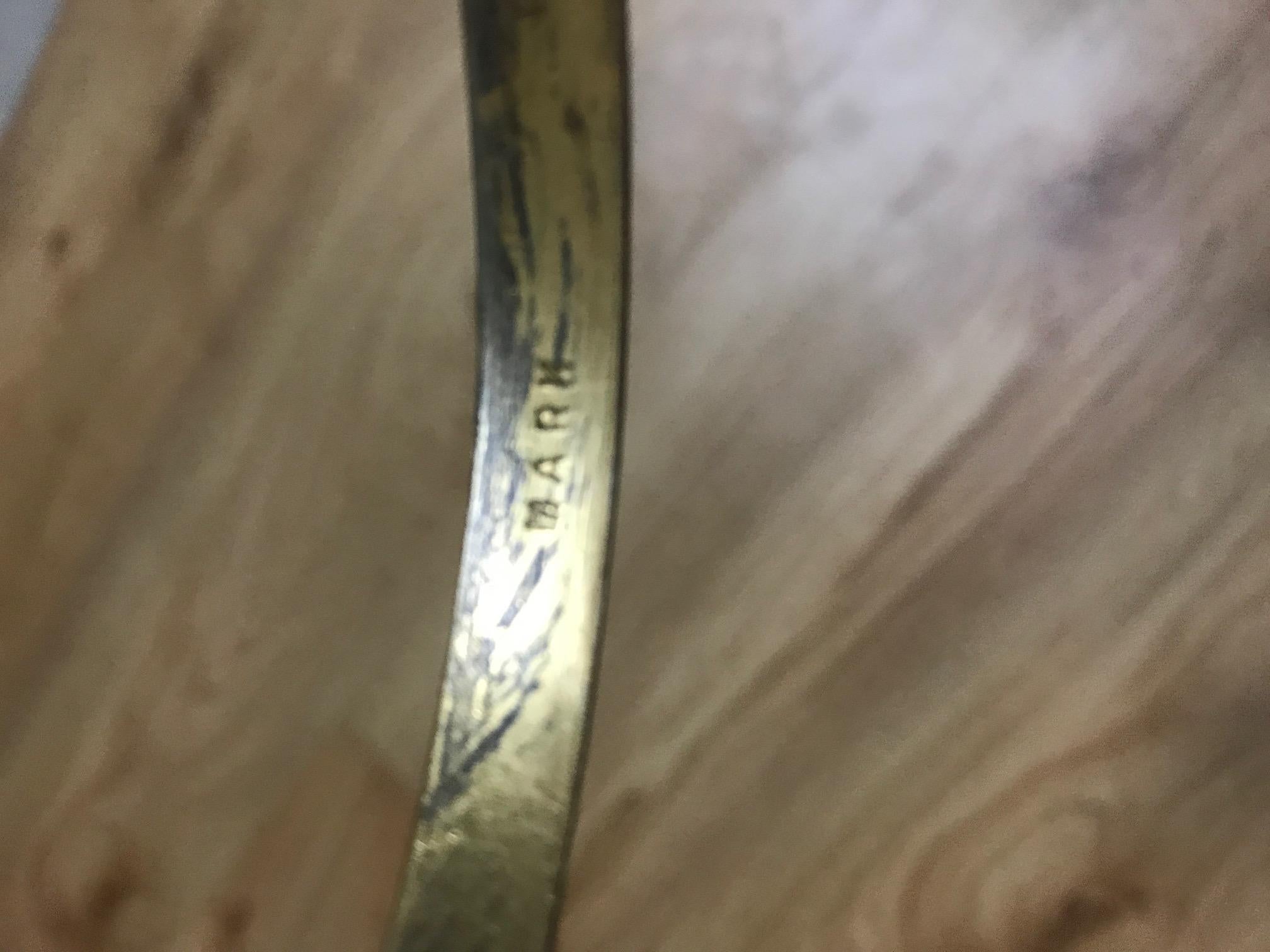 Bougeoir en verre taillé de la fin de l'époque victorienne en laiton de Cricklite Clarke Trade, de la fin du XIXe siècle en vente 8