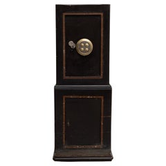 Used Late XIXth Century Metal Safe Box