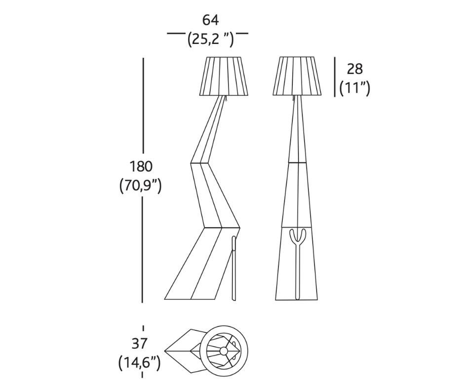 Floor lamp model 