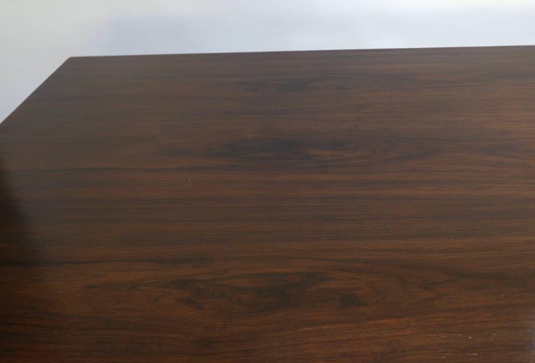 L'Atelier 1950s Brazilian Jacaranda Wood Extendable Dining Table For