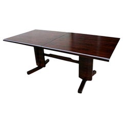 L'Atelier 1950s Brazilian Jacaranda Wood Extendable Dining Table