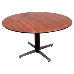 L'Atelier 1960s Brazilian Jacaranda Round Dining Table