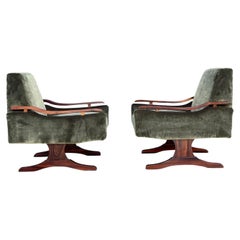 L'Atelier lounge chairs in Brazilian Rosewood by Jorge Zalszupin, 1960s