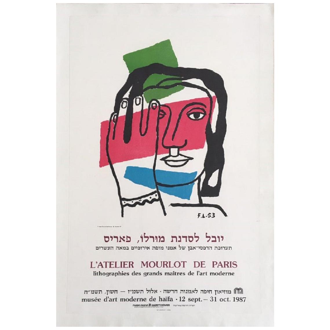 L’atelier Mourlot de Paris 1989 Original Vintage Poster