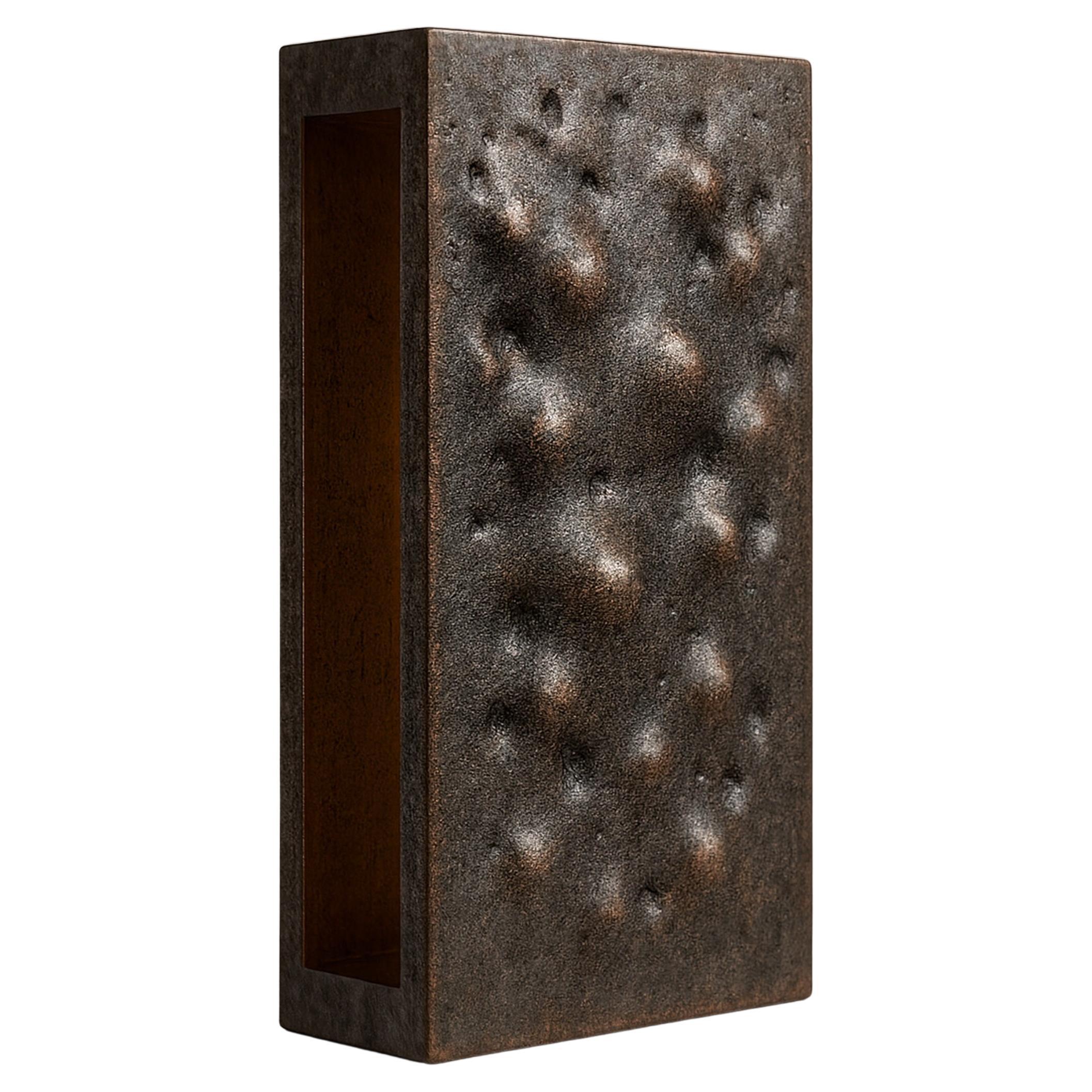 Latência (Latency) — One-of-a-Kind Patinated Steel Sculpture For Sale