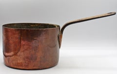 Later 19th Century French Copper Sauce Pan