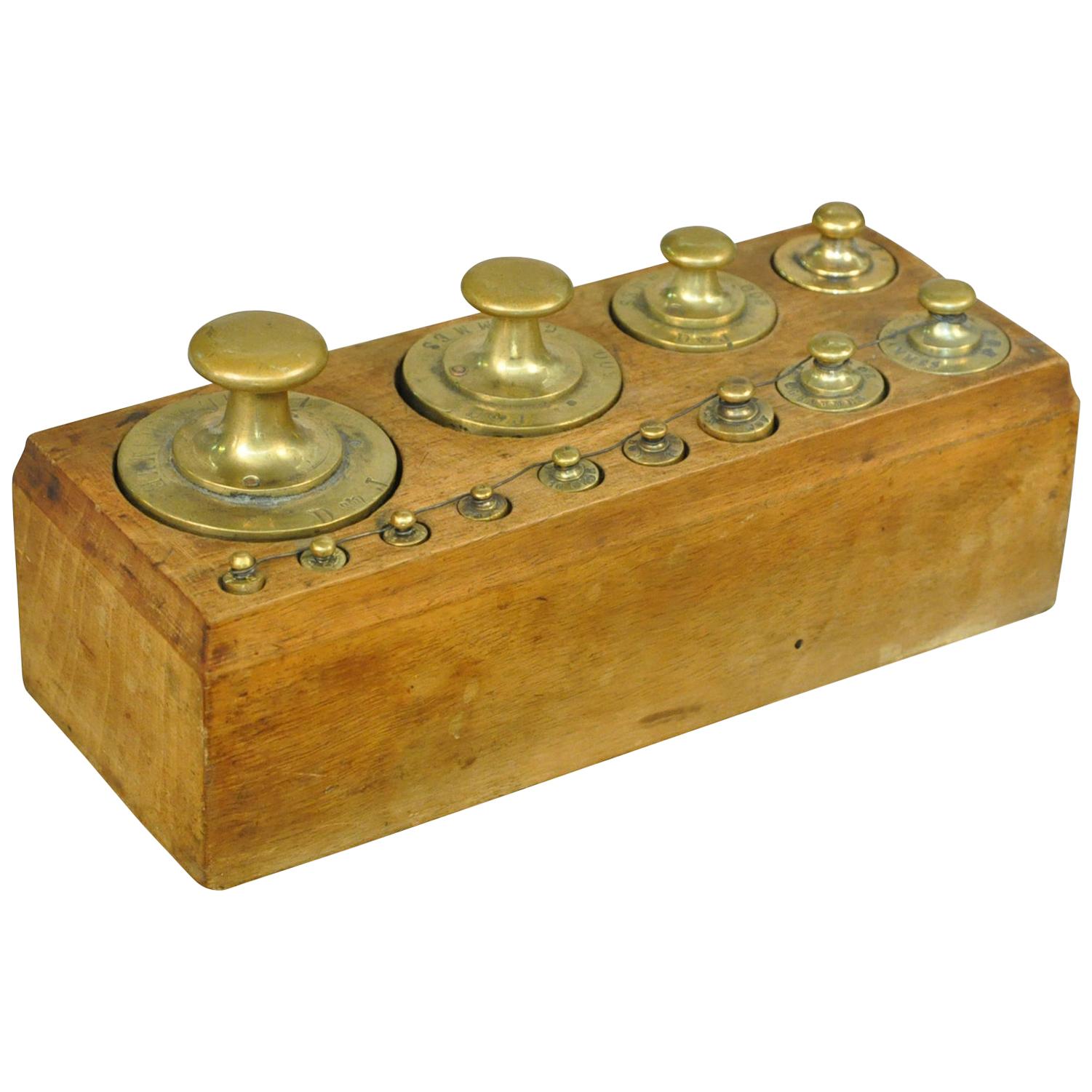 Later 19th Century French Set of Scale Weights