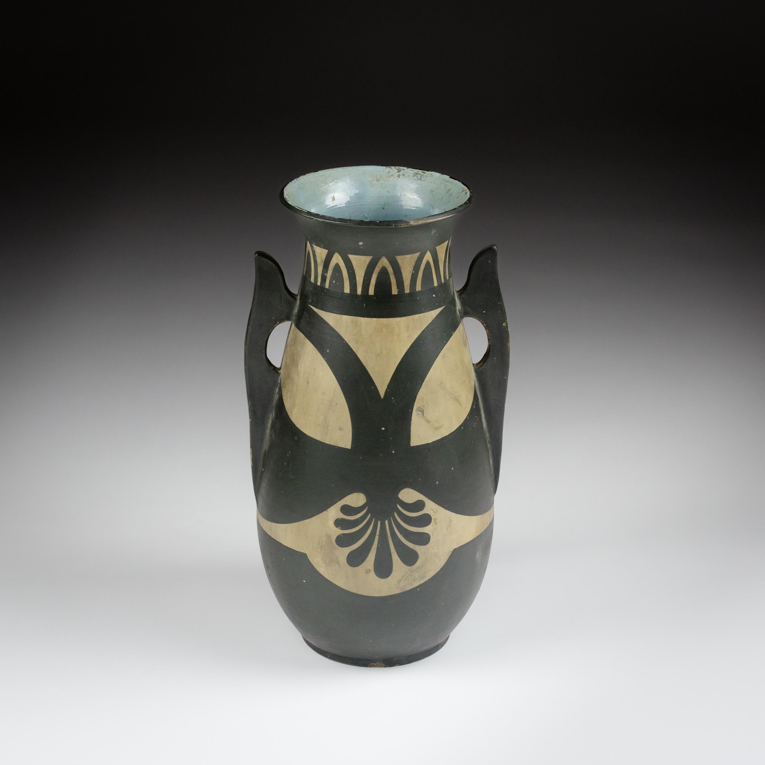 Pottery Later 19th Century Neoclassical Vase For Sale