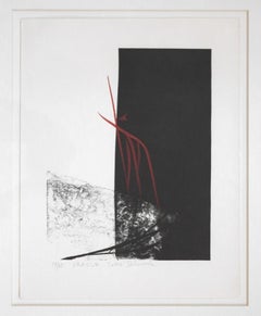 Späte „Oracle“-Lithographie von Toko Shinoda aus dem 20. Jahrhundert