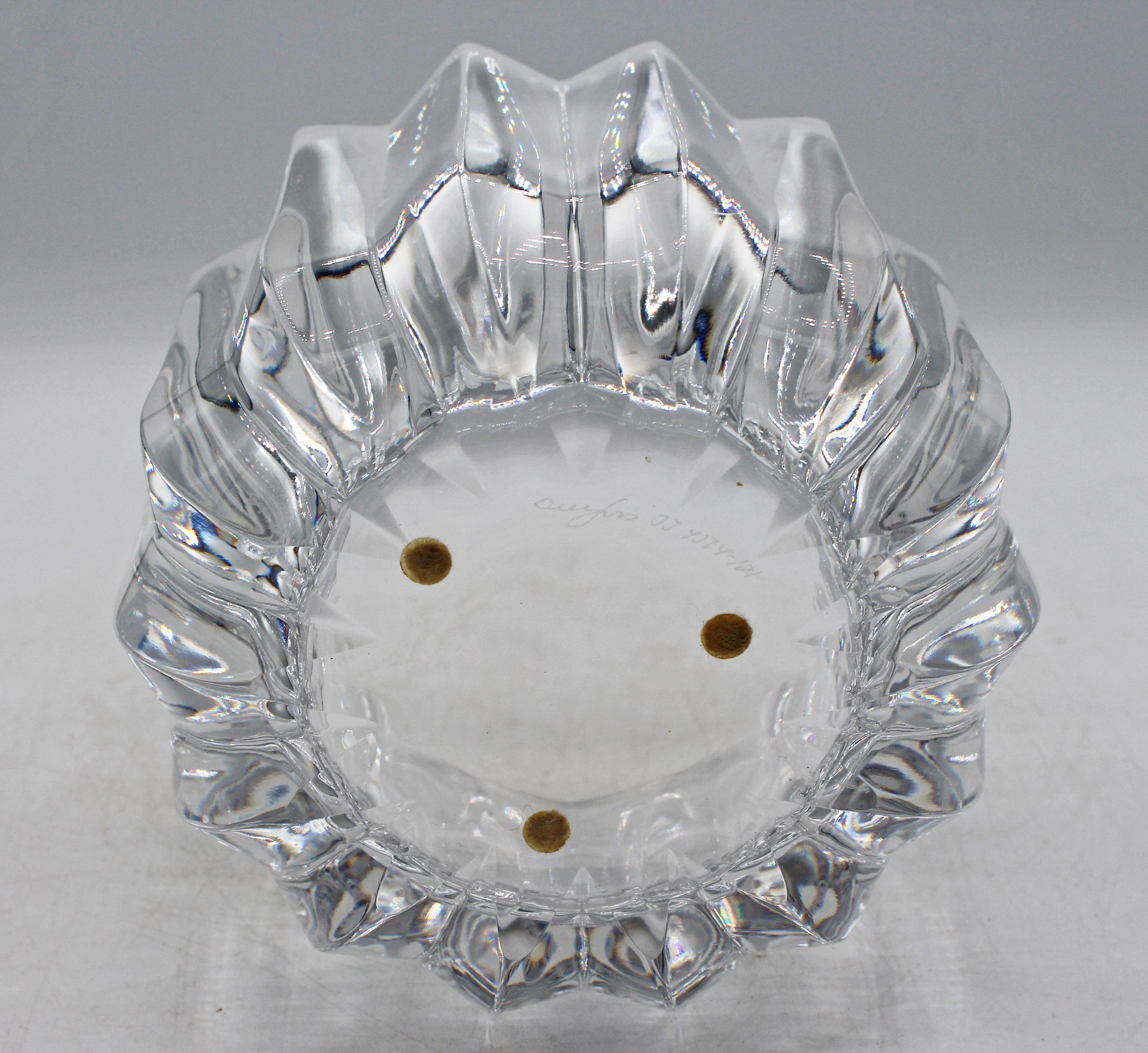 Svedese Ciotola di cristallo Orrefors 