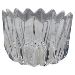Later 20th Century Swedish Orrefors Crystal "Fleur" Bowl